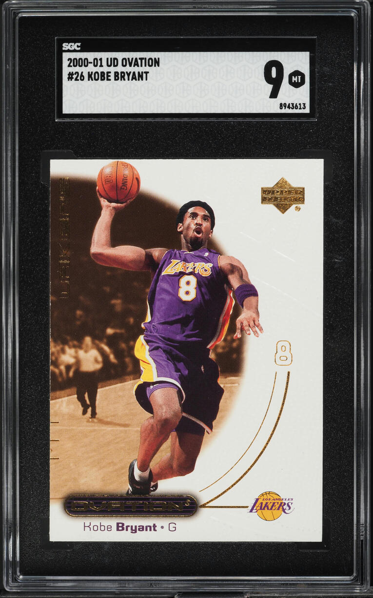2000 Upper Deck Ovation Kobe Bryant #26 SGC 9 MINT