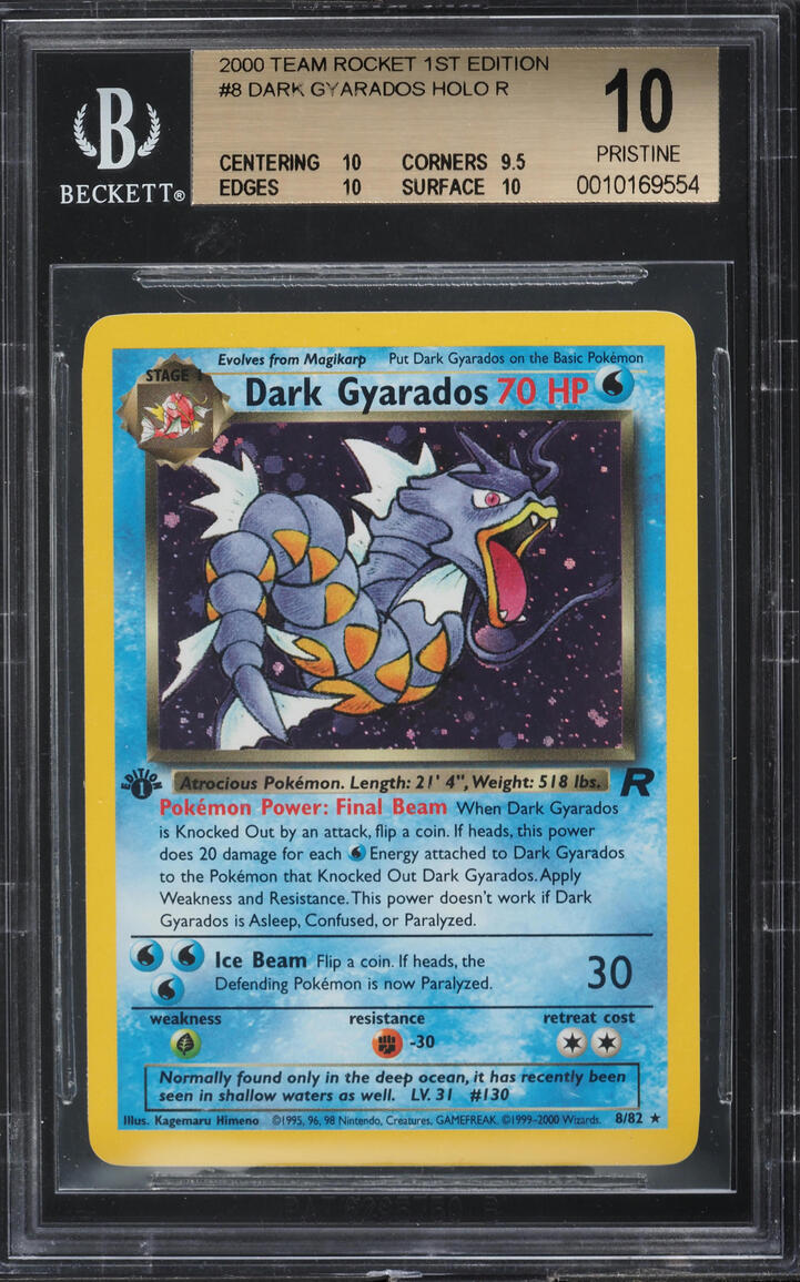 dark gyarados pokemon card Anyone know where these Pre-Release cards from 2000 were originally issued? I know they didn't come from Team Rocket booster packs.  : r/PokemonTCG each Defending Pokmon is now Paralyzed Pokemon Dark Gyarados 29