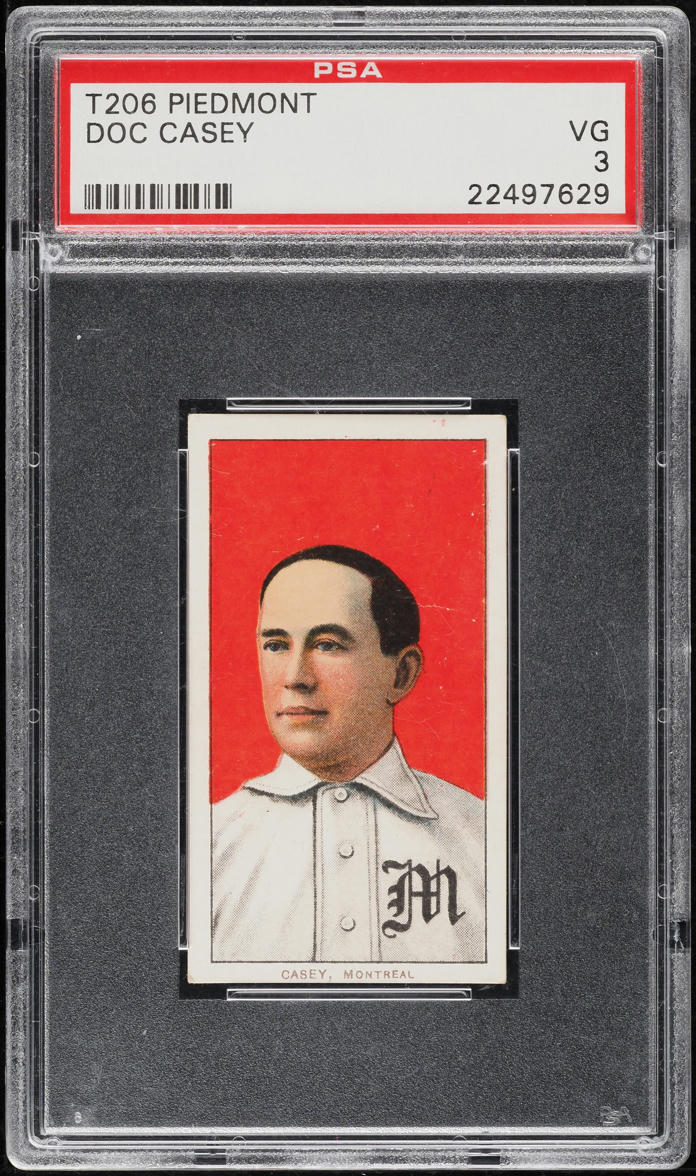 1909-11 T206 Doc Casey PSA 3 VG