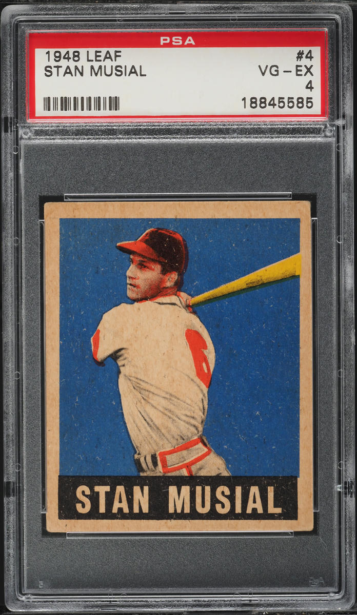 1948 Leaf Stan Musial ROOKIE #4 PSA 4 VGEX