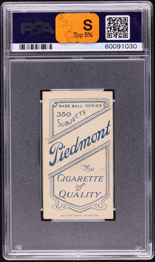 1909-11 T206 Terry Turner PIEDMONT PSA 5 EX
