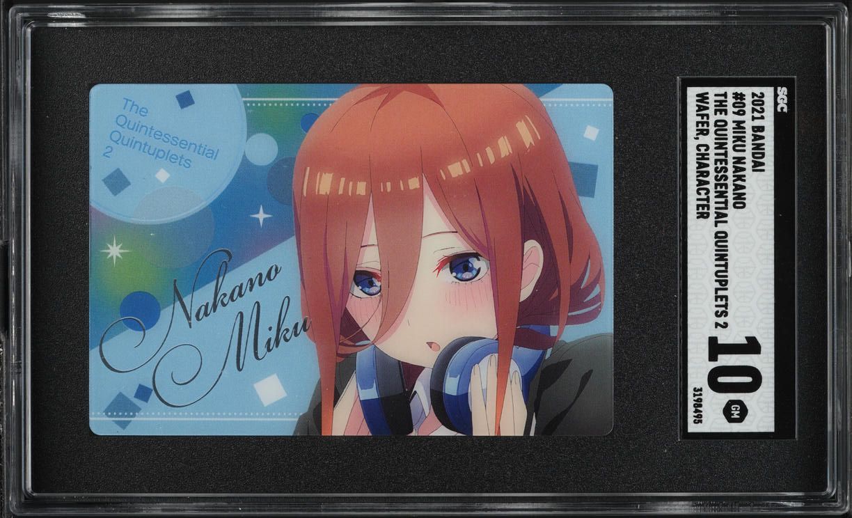 2022 Quintessential Quintuplets Japanese Season 2 Wafer 3 Miku