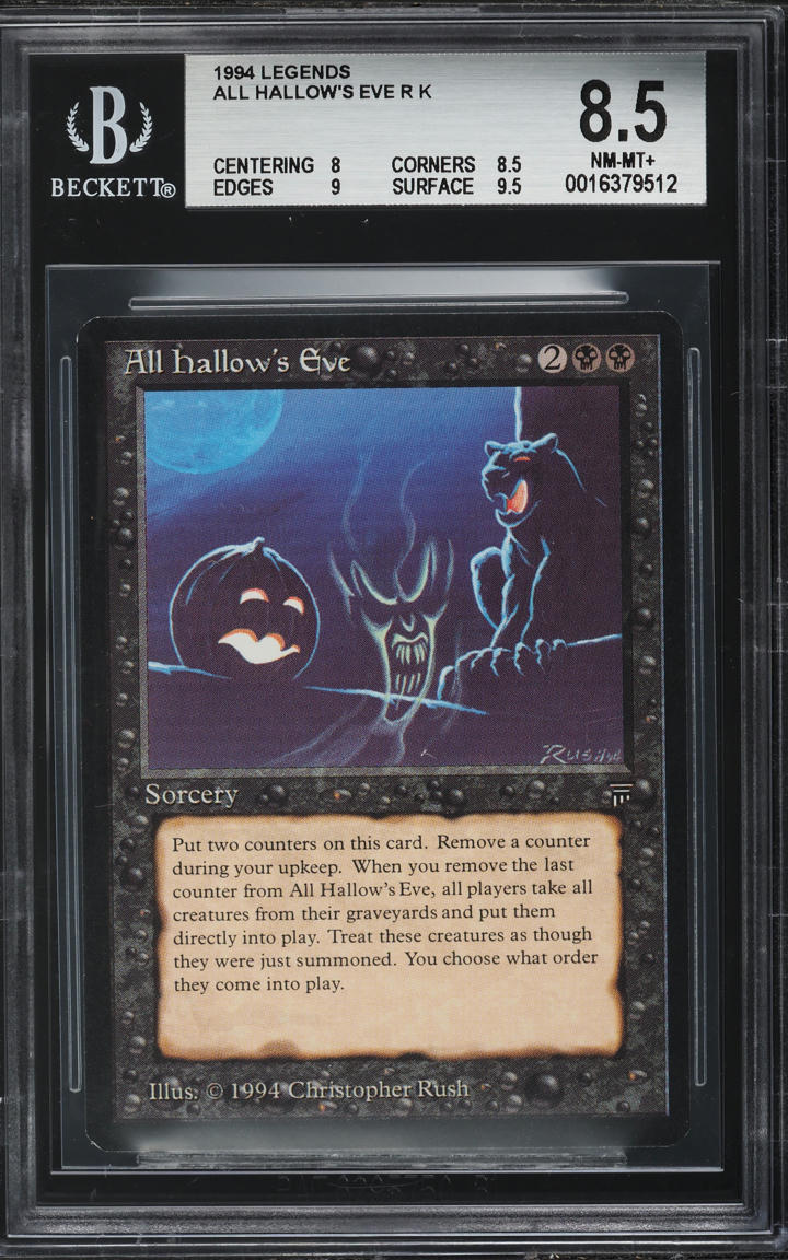 1994 Magic The Gathering MTG Legends All Hallow's Eve BGS 8.5 NM-MT+