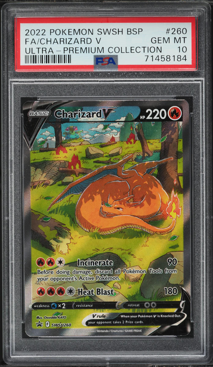 2022 Pokemon SWSH Black Star Promo Ultra Premium Charizard V #260