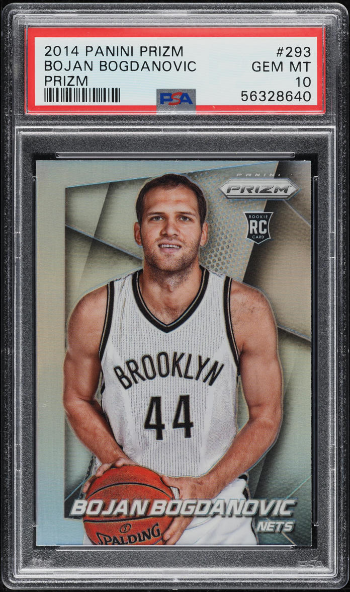 2014 Panini Prizm Silver Bojan Bogdanovic ROOKIE #293 PSA 10 GEM MINT