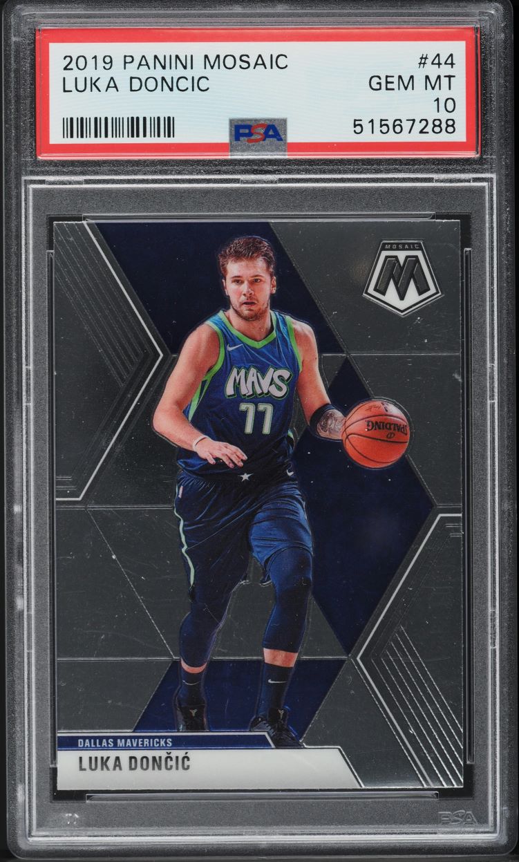 2019 Panini Mosaic Luka Doncic #44 PSA 10 GEM MINT