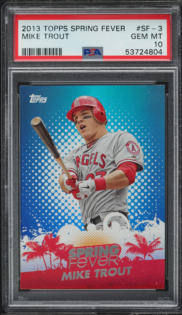 2013 Topps Spring Fever Mike Trout #SF-3 PSA 10 GEM MINT