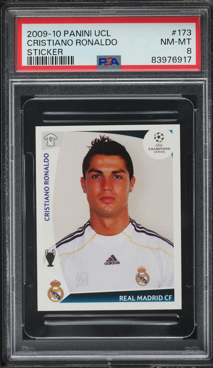 2009 Panini Real Madrid Cristiano Ronaldo #85 PSA 10 GEM MINT on