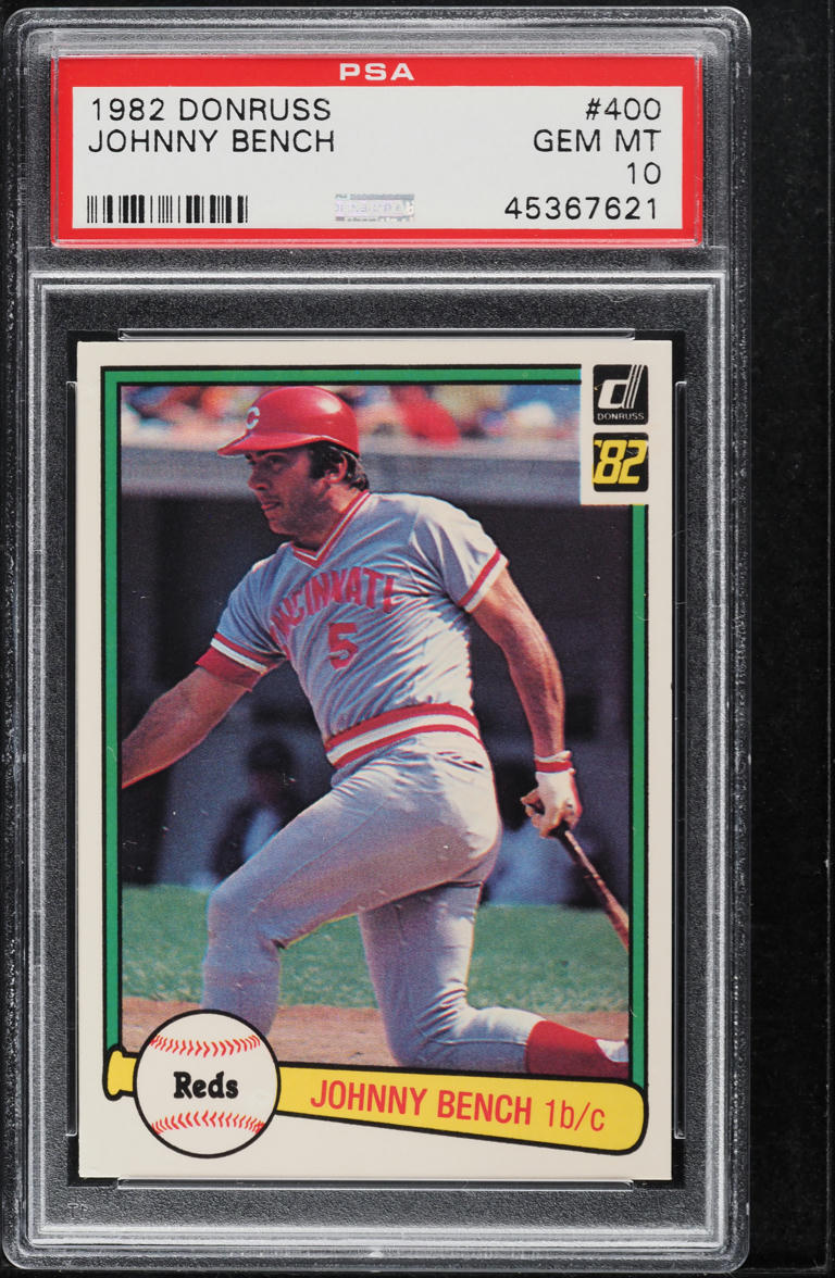 1982 Donruss Johnny Bench #400 PSA 10 GEM MINT
