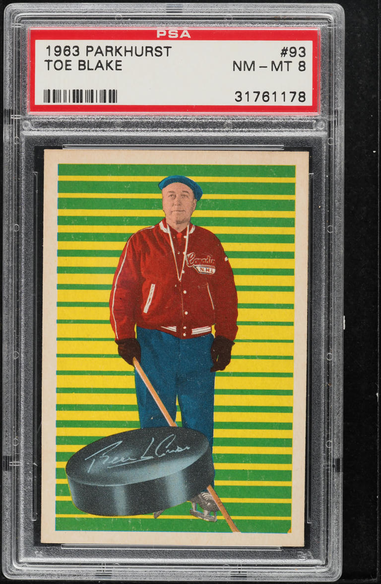 1963 Parkhurst Toe Blake #93 PSA 8 NM-MT