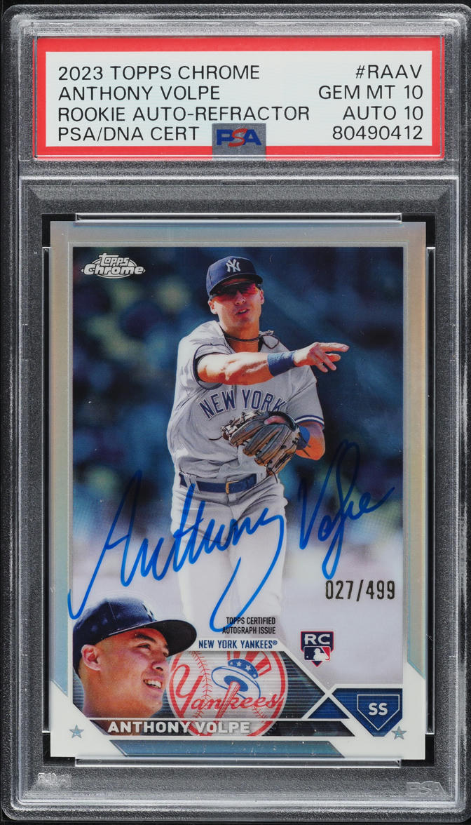 2020 Bowman 1st Edition Yellow Foil Anthony Volpe ROOKIE /75 #BFE