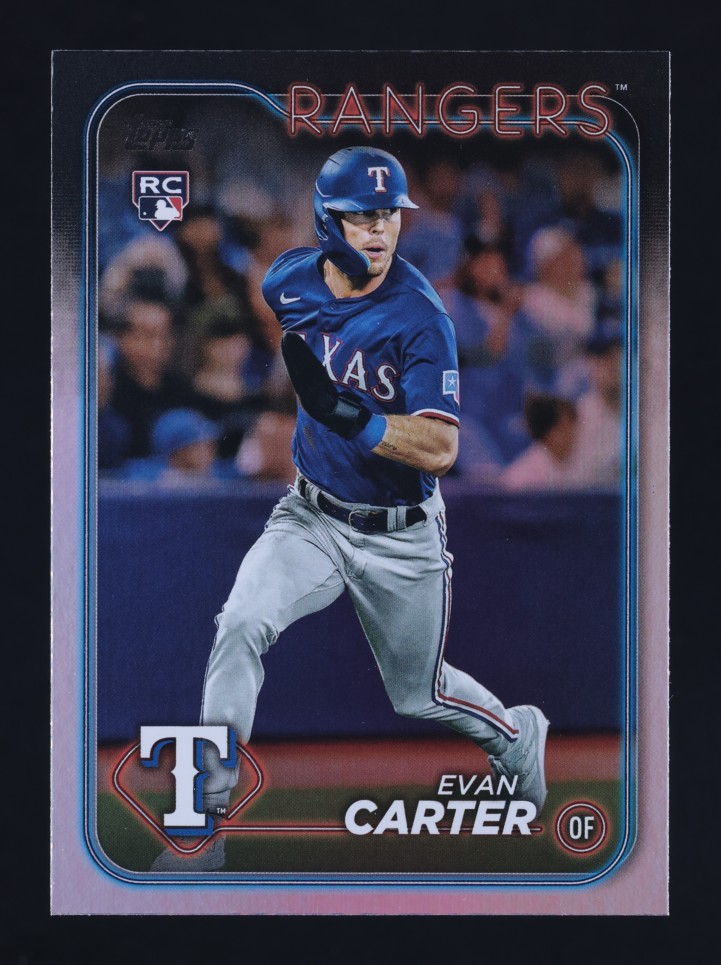 2024 Topps Rainbow Foil Evan Carter ROOKIE #280 MBA AUTH