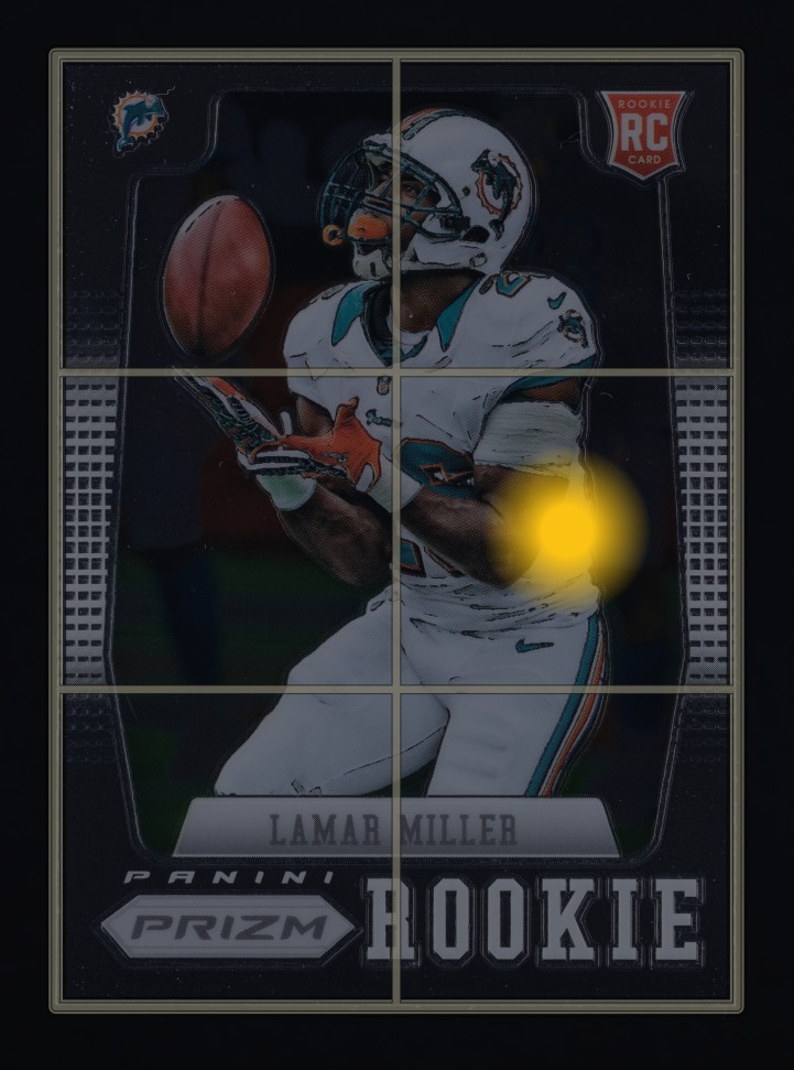 2012 Panini Prizm Lamar Miller ROOKIE #219 MBA AUTH
