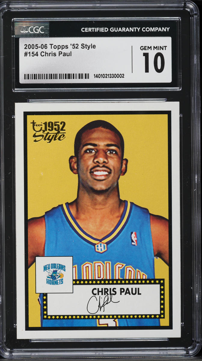 2005 Topps '52 Style Chris Paul ROOKIE #154 CGC 10 GEM MINT
