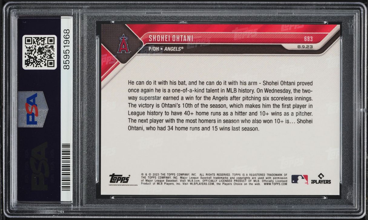2023 Topps Now Shohei Ohtani #683 PSA 9 MINT