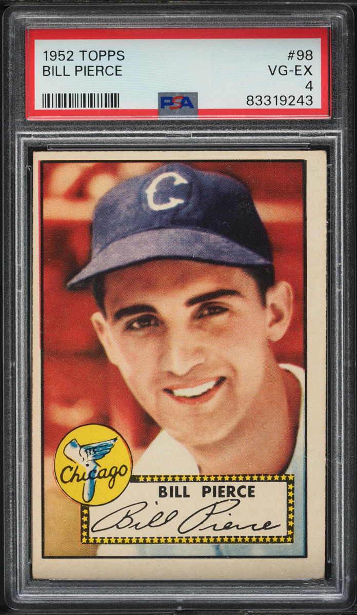 1952 Topps Bill Pierce #98 PSA 4 VGEX