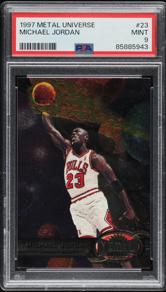 1997 Metal Universe Michael Jordan #23 PSA 9 MINT