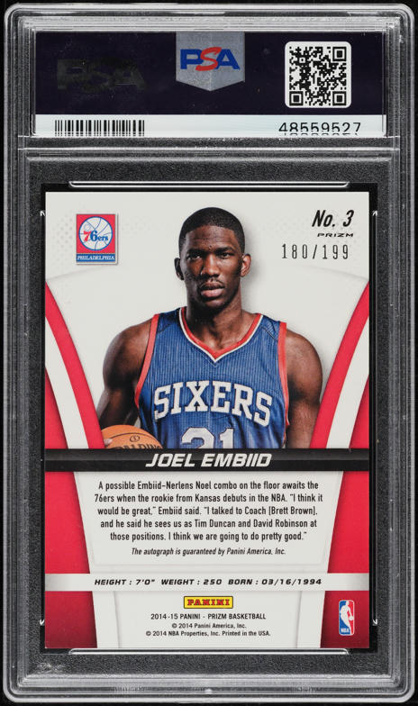 専用です。JOEL EMBIID ROOKIE auto panini psa9 専用です。JOEL EMBIID ROOKIE auto panini psa9 専用です。JOEL
