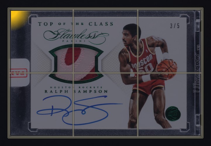 2014 Panini Flawless Top Of Class Emerald Ralph Sampson PATCH AUTO /5 MBA AUTH