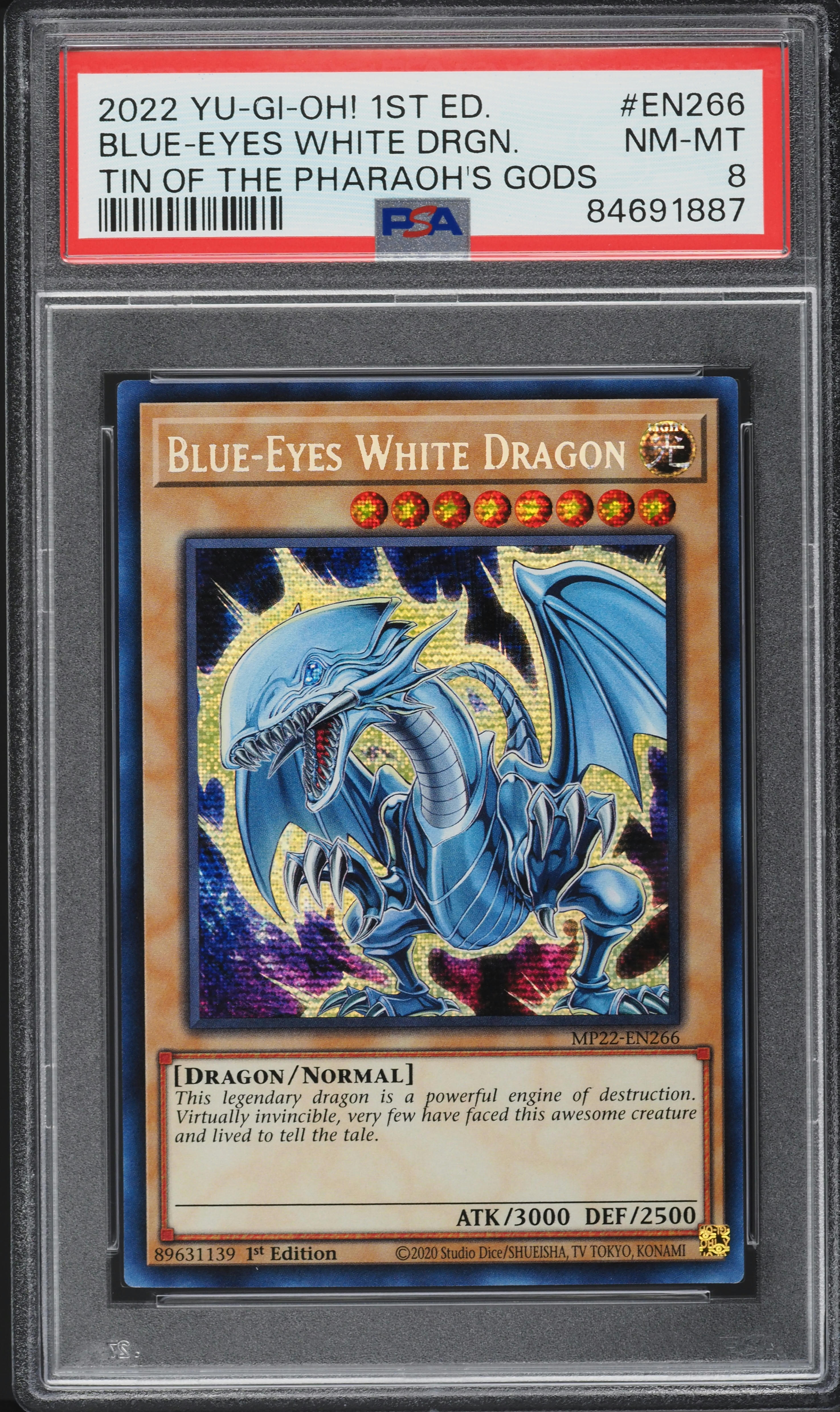 2022 Yu-Gi-Oh! Pharaoh's Gods 1st Ed Blue-Eyes White Dragon #MP22