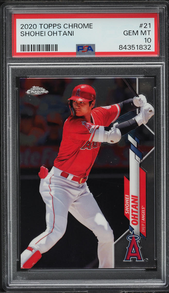 2020 Topps Chrome Shohei Ohtani #21 PSA 10 GEM MINT