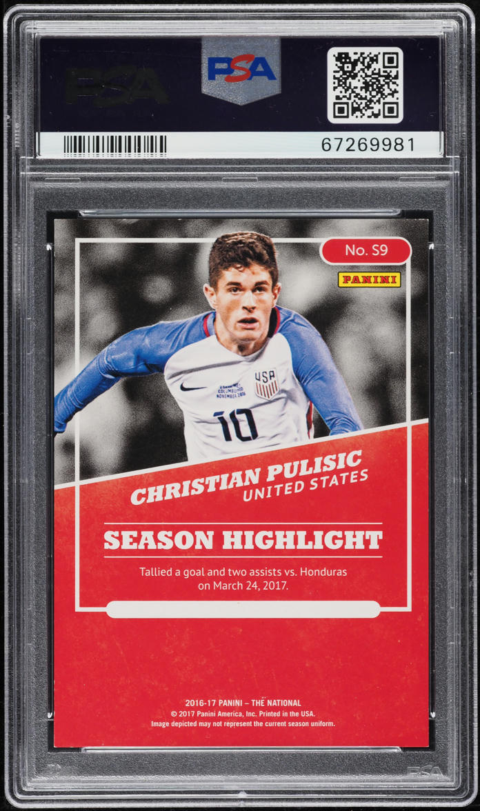 クリスチャン・プリシッチ Christian Pulisic Panini Amazon.com: CHRISTIAN PULISIC 2022-23 Panini Donruss FIFA United