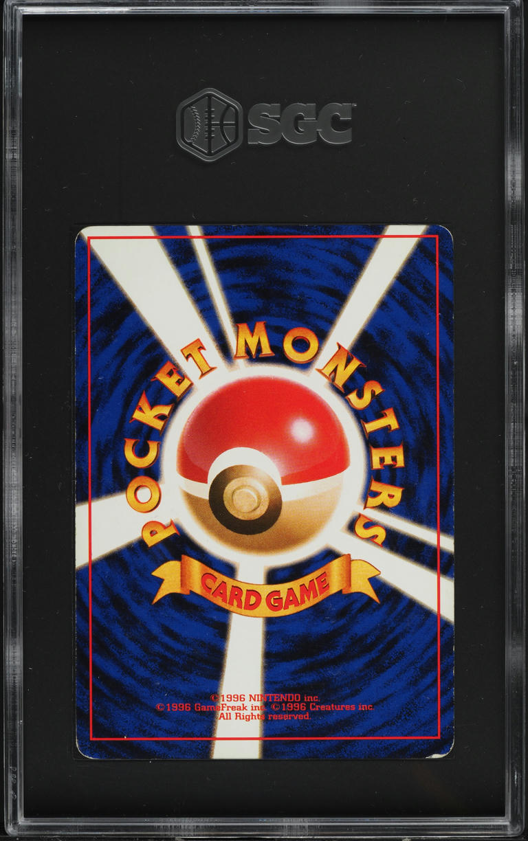 1996 Pokemon Japanese Base Set Holo Charizard #6 SGC 6 EXMT on