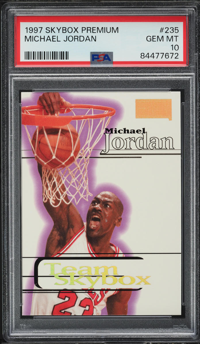 1997 Skybox Premium Michael Jordan #235 PSA 10 GEM MINT