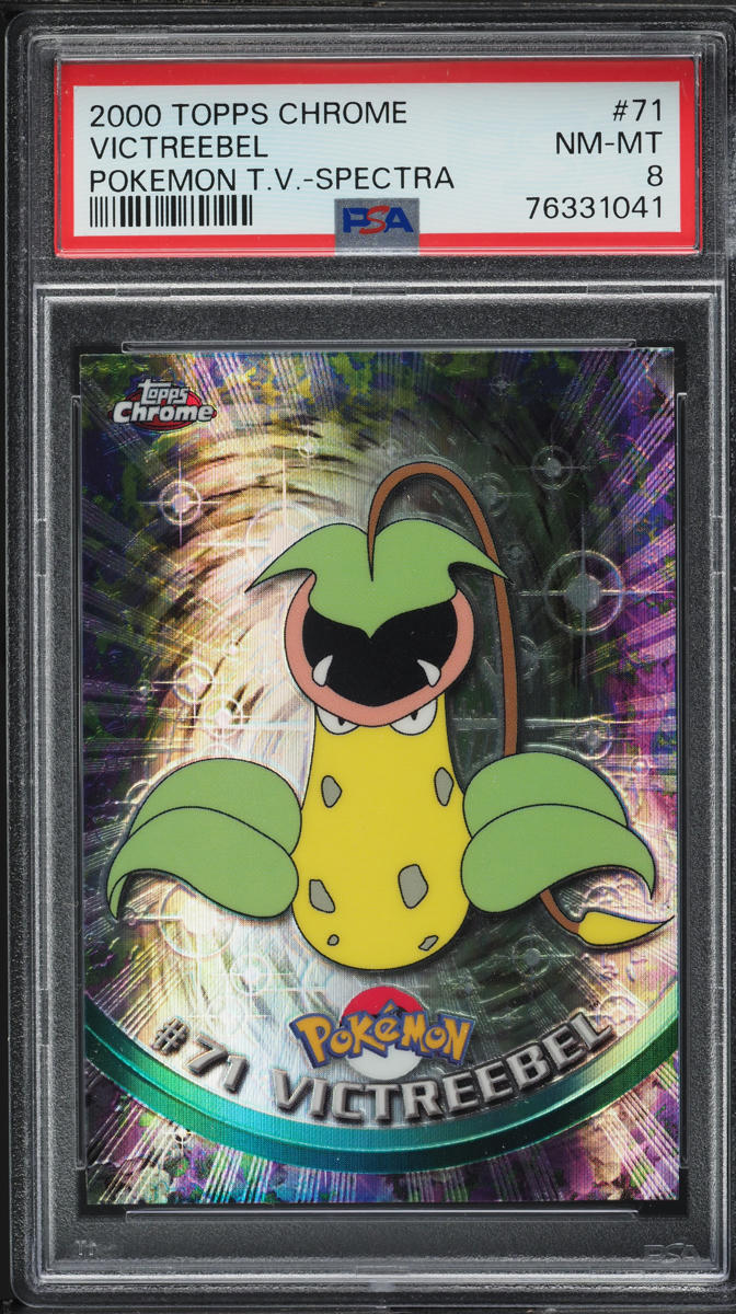 2000 Topps Chrome Pokemon Series 1 Spectra Victreebel #71 PSA 8 NM