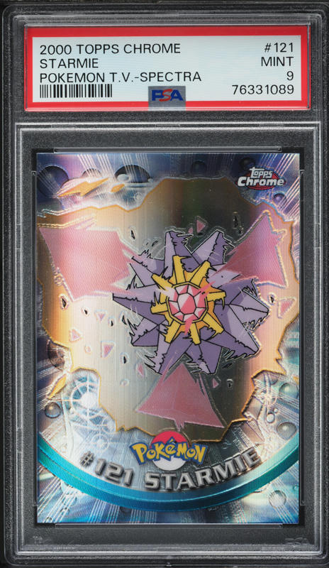 2000 Topps Chrome Pokemon Series 2 Spectra Starmie #121 PSA 9 MINT