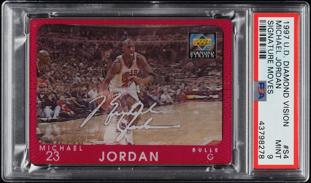 1997 Upper Deck Diamond Vision Signature Moves Michael Jordan #S4