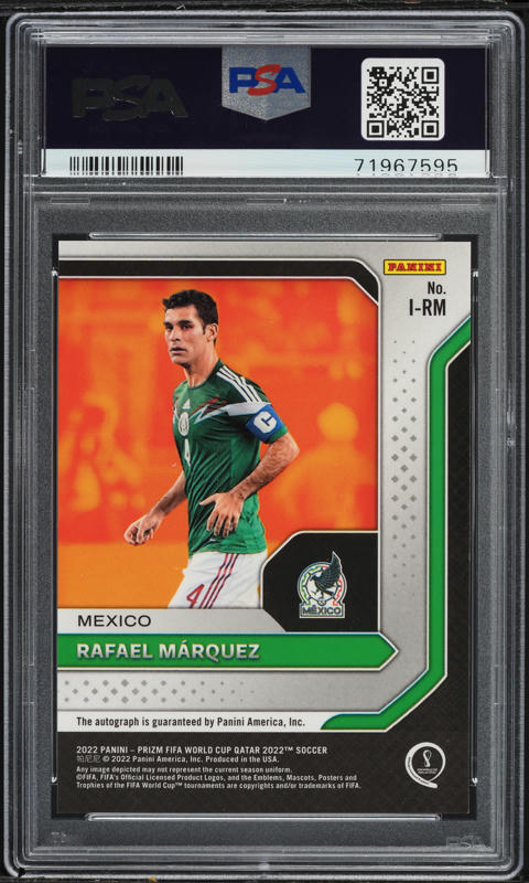 その他 ziyeck panini prizm Qatar signatur psa8 2022 Panini Prizm World Cup Qatar International Ink Rafael Marquez