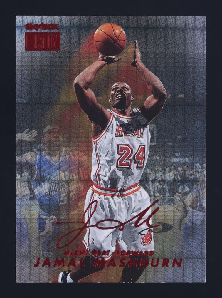 1998 Skybox Premium Star Rubies Jamal Mashburn /50 #139 MBA AUTH
