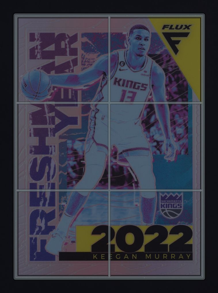 2022 Panini Flux Freshman Year Silver Keegan Murray ROOKIE #7 MBA