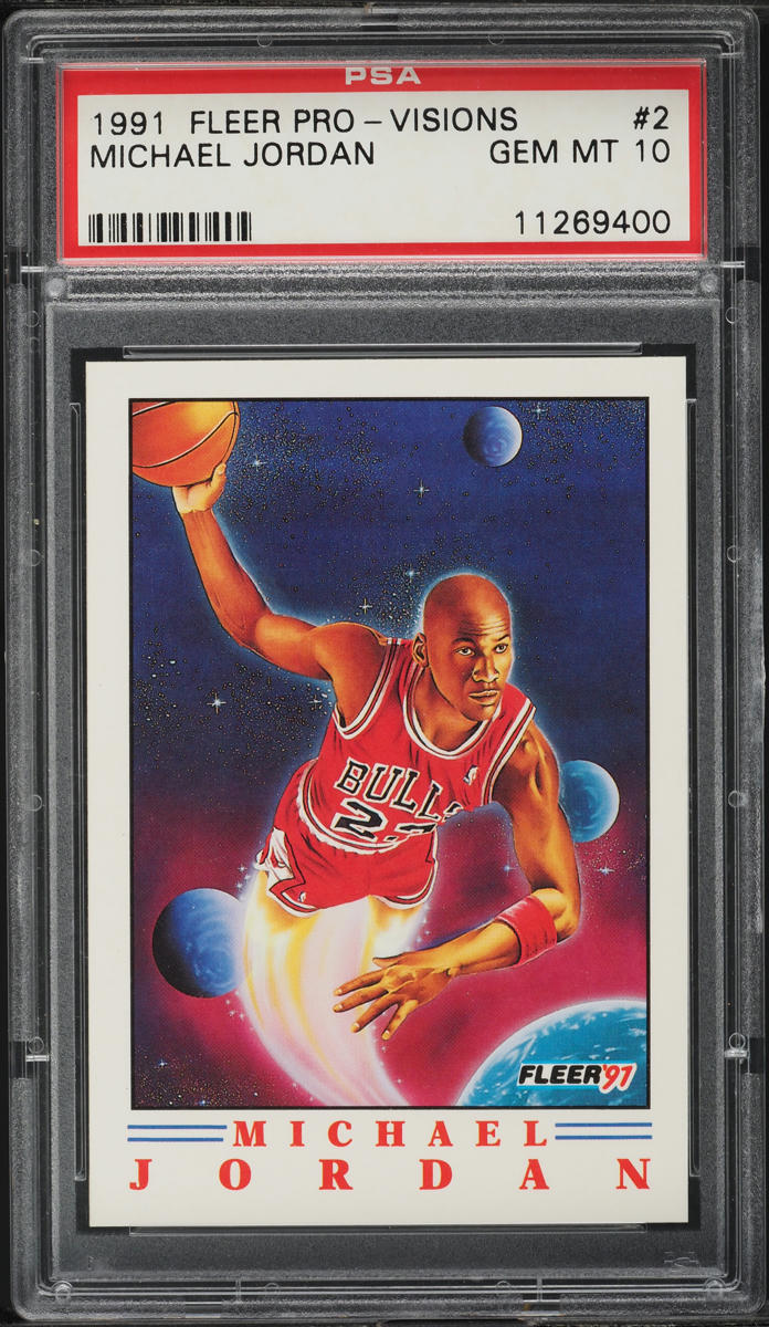 1991 Fleer Pro-Visions Michael Jordan #2 PSA 10 GEM MINT on
