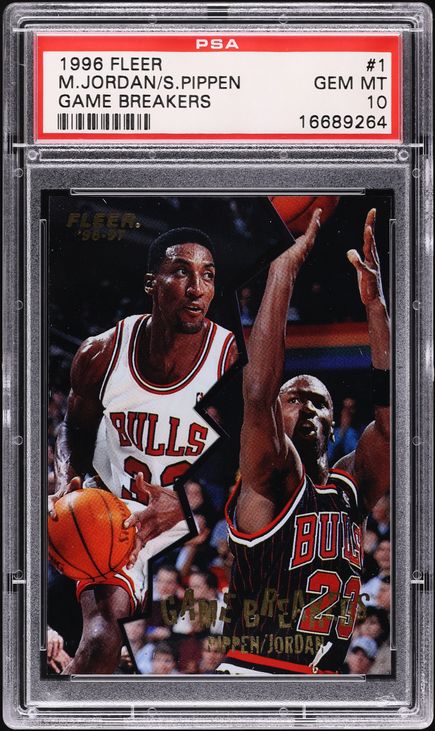 1996 Skybox Z Force Scottie Pippen #13 PSA 9 MINT on Fanatics Collect