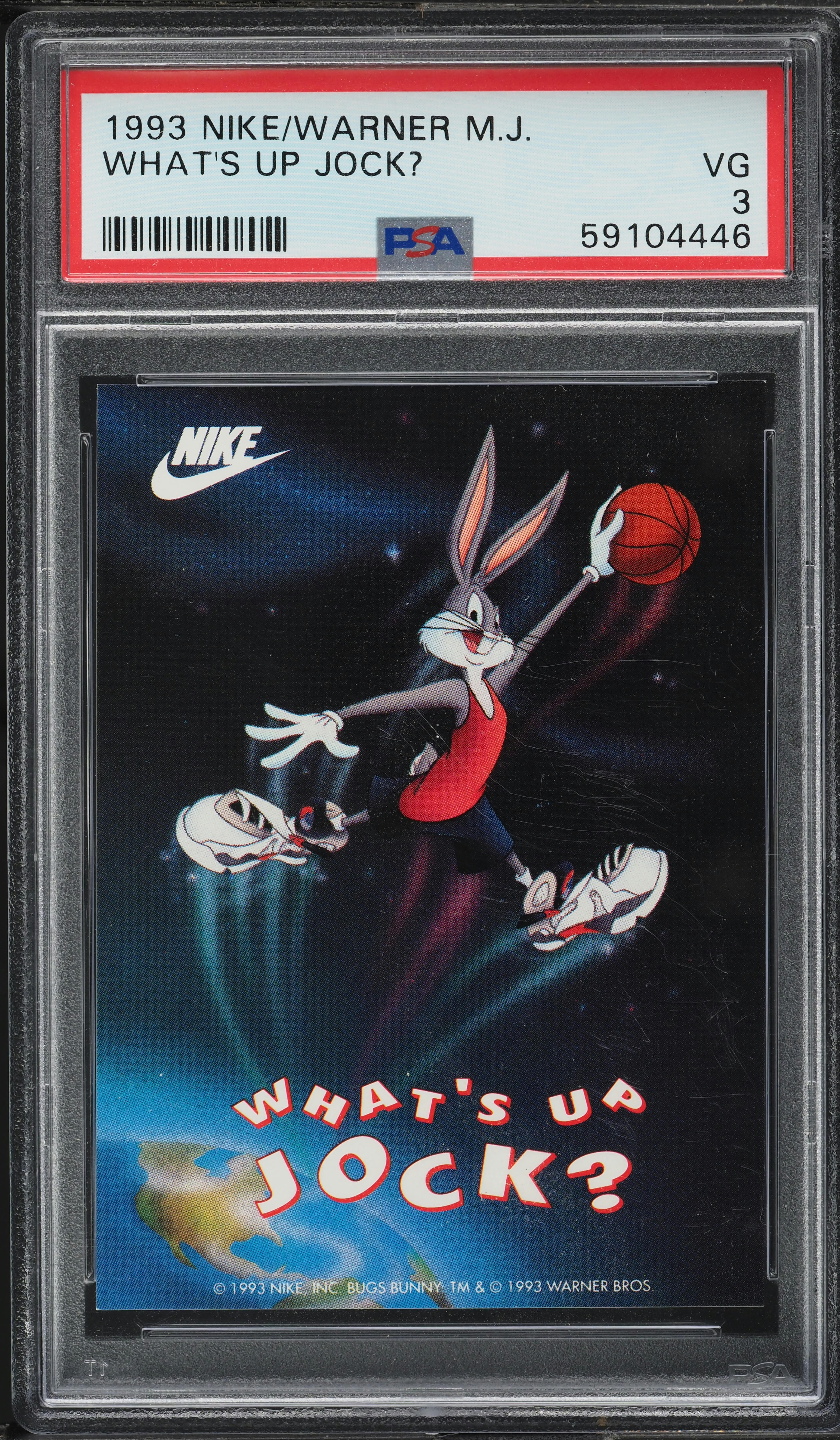 1993 Nike Warner Michael Jordan Bugs Bunny What