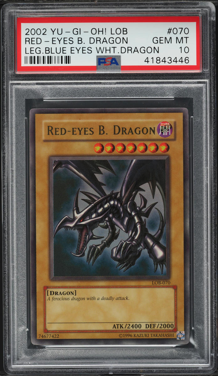 Red-Eyes Black Dragon 2002 Legend of Blue Eyes White Dragon #LOB