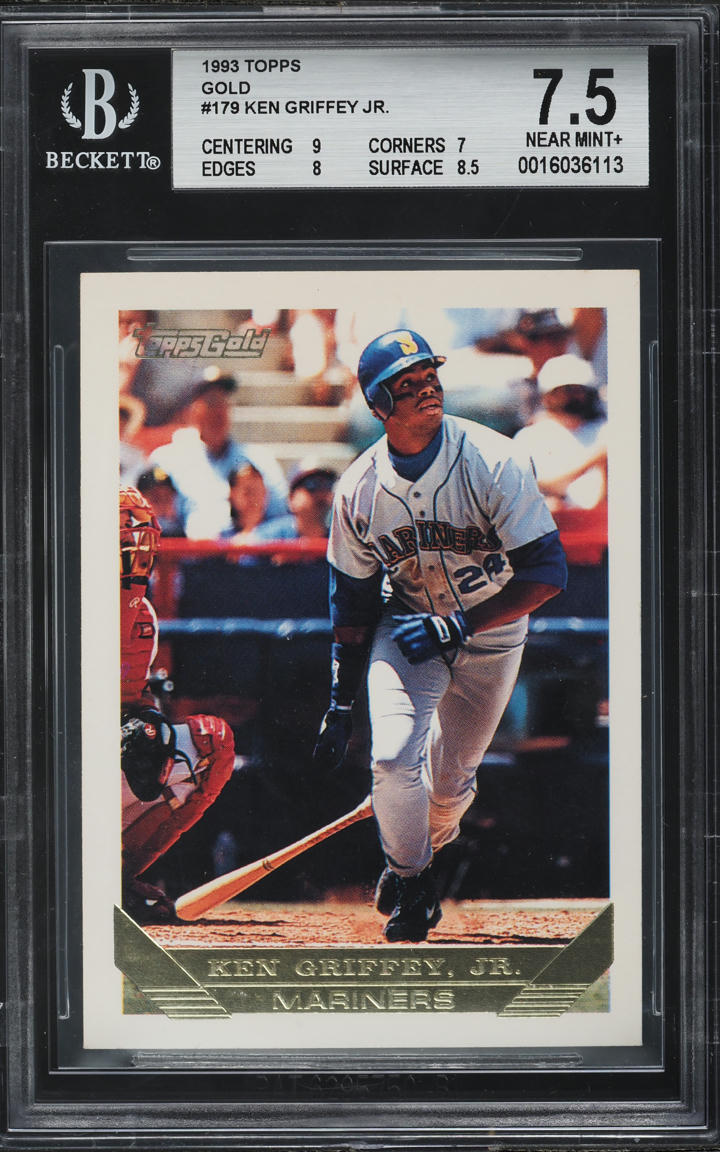 1993 Topps Gold Ken Griffey Jr. #179 BGS 7.5 NRMT+