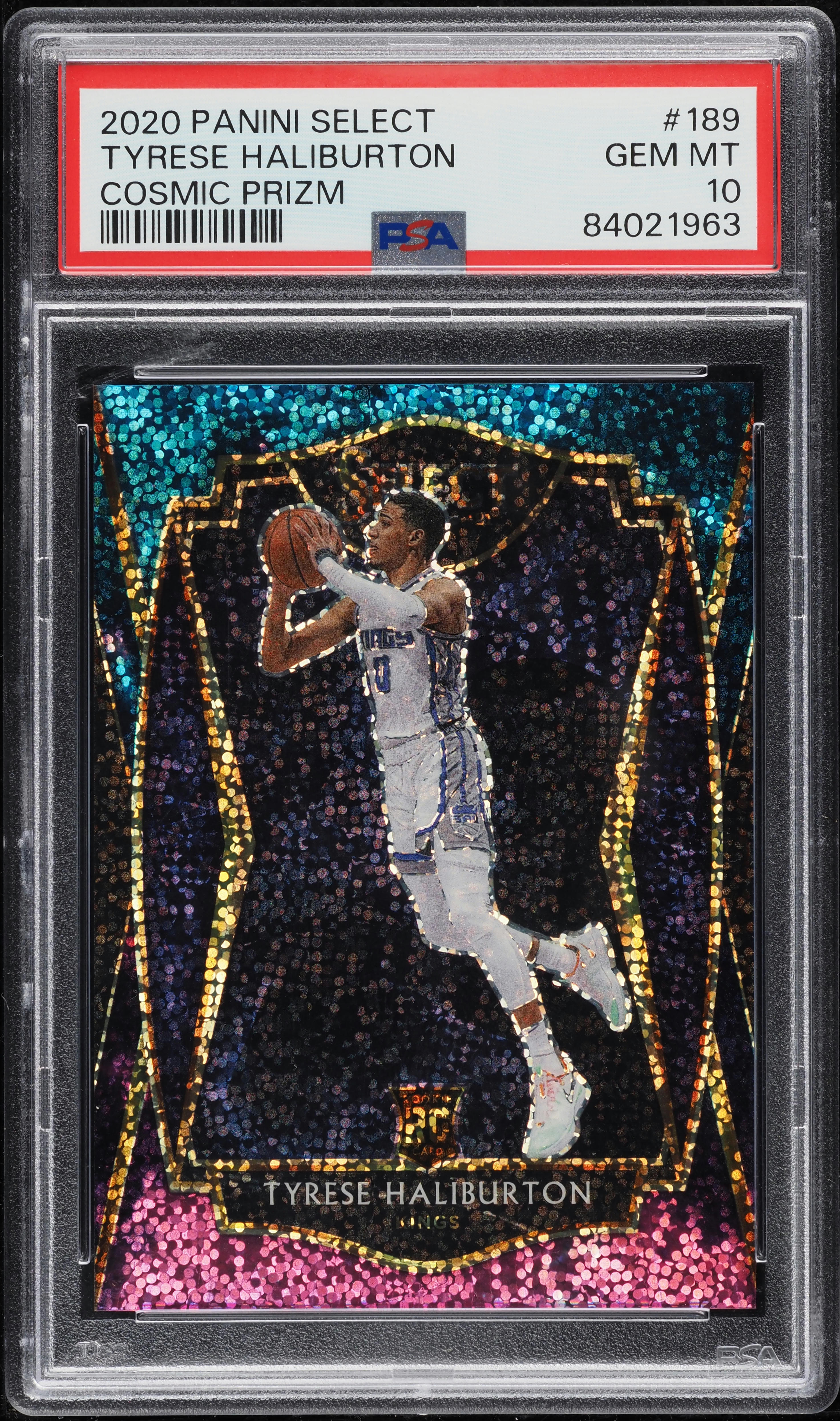 2020 Select Premier Level Cosmic Prizm Tyrese Haliburton ROOKIE