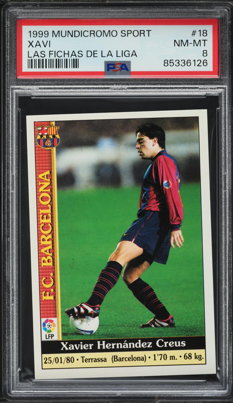 1998 Panini France '98 World Cup Ronaldo #28 PSA 8 NM-MT on
