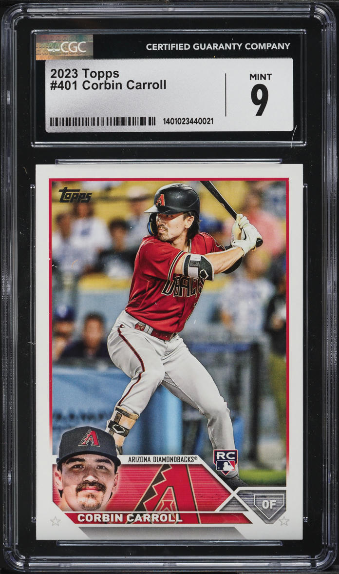2023 Topps Corbin Carroll ROOKIE #401 CGC 9 MINT