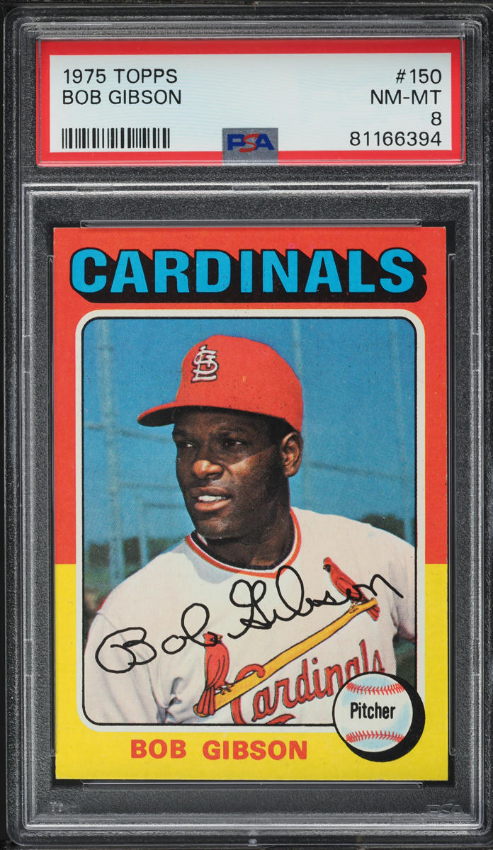 1975 Topps Bob Gibson #150 PSA 8 NM-MT