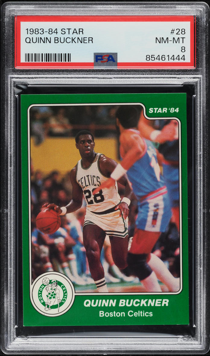 1983-84 Star Basketball Quinn Buckner #28 PSA 8 NM-MT
