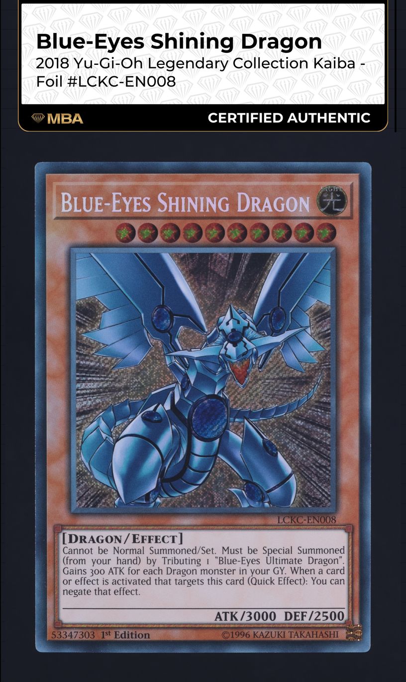 yugioh blue eyes shining dragon card Blue-Eyes Divine Shining Dragon - Realistic Cards