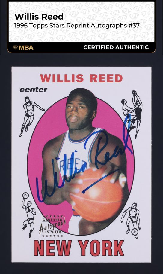 1969 Topps Basketball Willis Reed ROOKIE #60 PSA 10 GEM MINT on