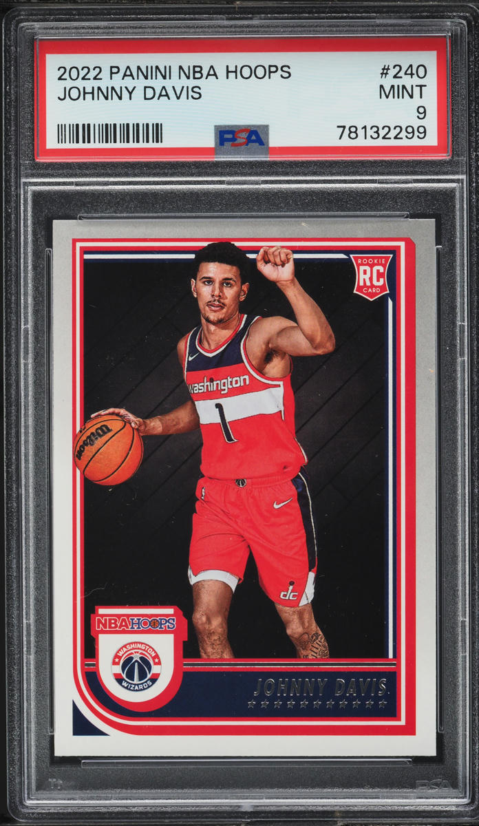 2022 Hoops Johnny Davis ROOKIE #240 PSA 9 MINT