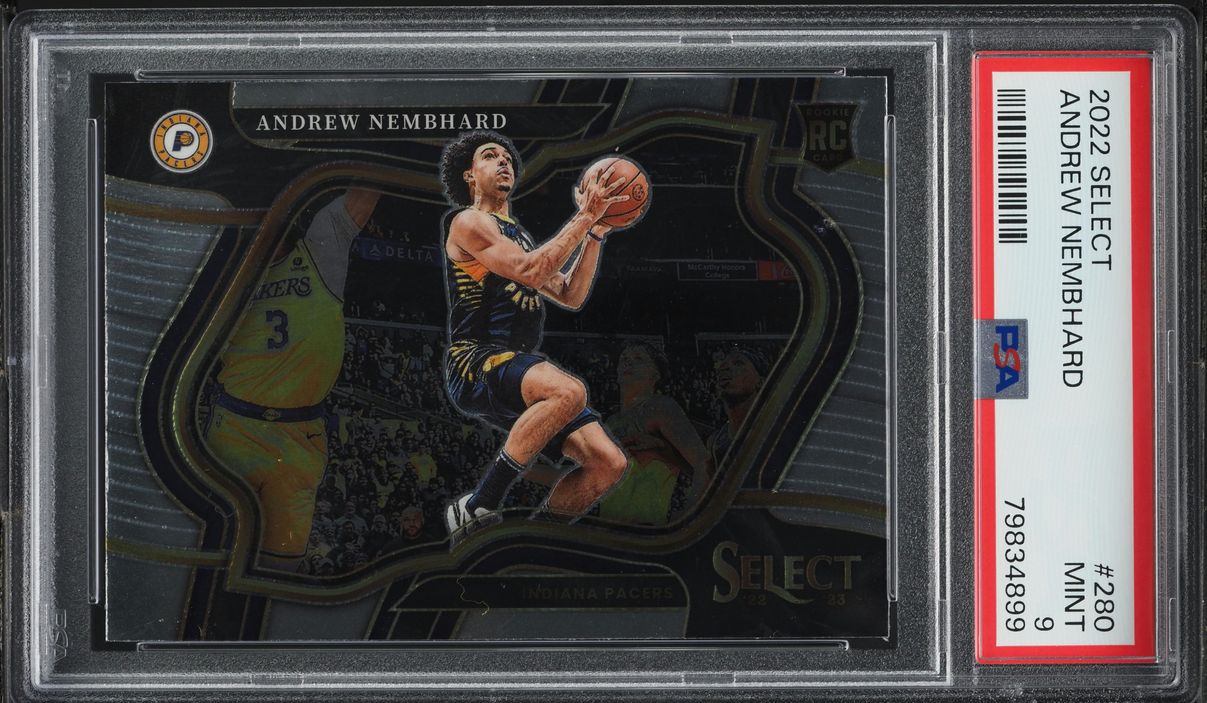 2022 Select Courtside Andrew Nembhard ROOKIE #280 PSA 9 MINT