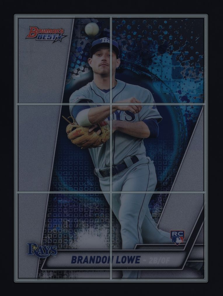 2019 Bowman's Best Brandon Lowe ROOKIE #37 MBA AUTH