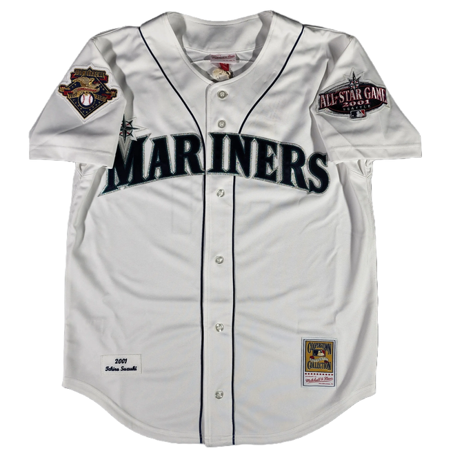 Ichiro Suzuki Signed ASG Mariners Replica Jersey w/ inscriptions - LE 4/10